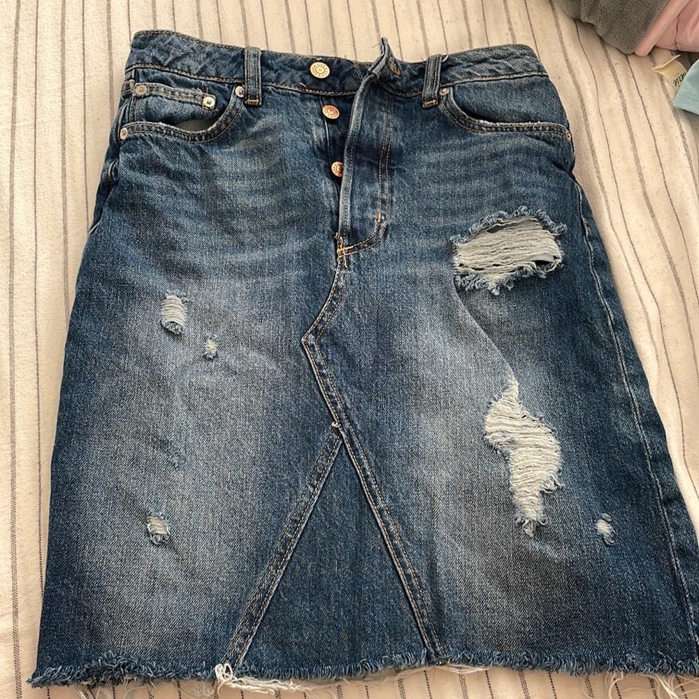 denim skirt